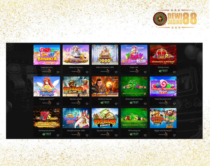 Main Slots at Dewi Casino 88